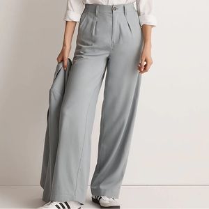 Madewell NWT The Neale Straight-Leg Pant in Drapeweave Size 14 High Rise